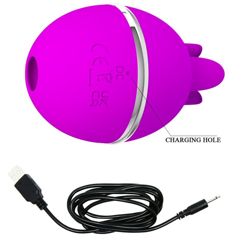 PRETTY LOVE - GEMINI BALL RONDE PAARSE SILICONEN VIBRATOR