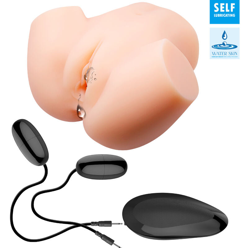 CRAZY BULL - REALISTISCHE VAGINA EN ANUS MET DUBBELE VIBRATIE