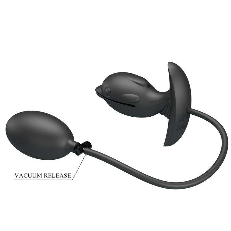 PRETTY LOVE - OPBLAASBARE &amp; OPLAADBARE DELFIN ANAAL PLUG