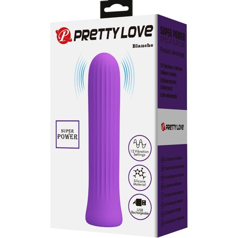PRETTY LOVE - BLANCHE LILAC STIMULERENDE VIBRATOR