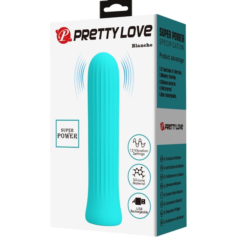 PRETTY LOVE - BLANCHE BLUE STIMULERENDE VIBRATOR