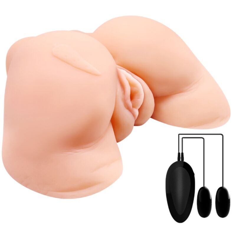 CRAZY BULL - REALISTISCHE MESH VAGINA EN ANUS MET VIBRATIE