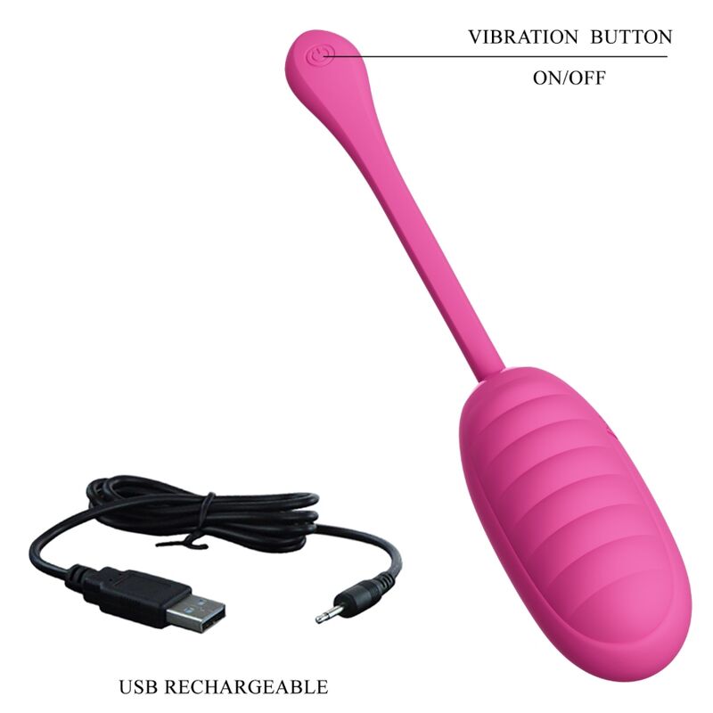 PRETTY LOVE - CATALINA OPLAADBAAR ROZE VIBREREND EI