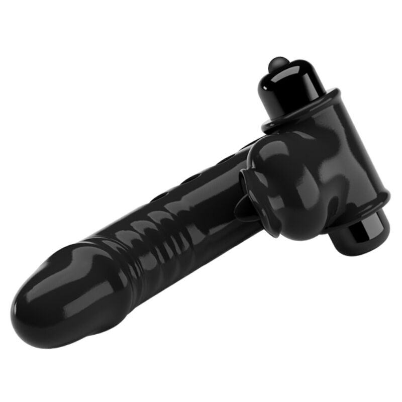 PRETTY LOVE - CORBIN ZWARTE VIBRATOR VINGERBESCHERMING
