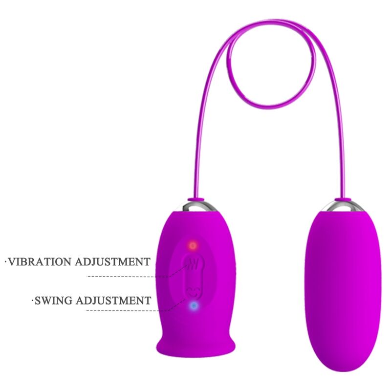 PRETTY LOVE - DAISY DUAL EGG OPLAADBARE VIBRATOR PAARS