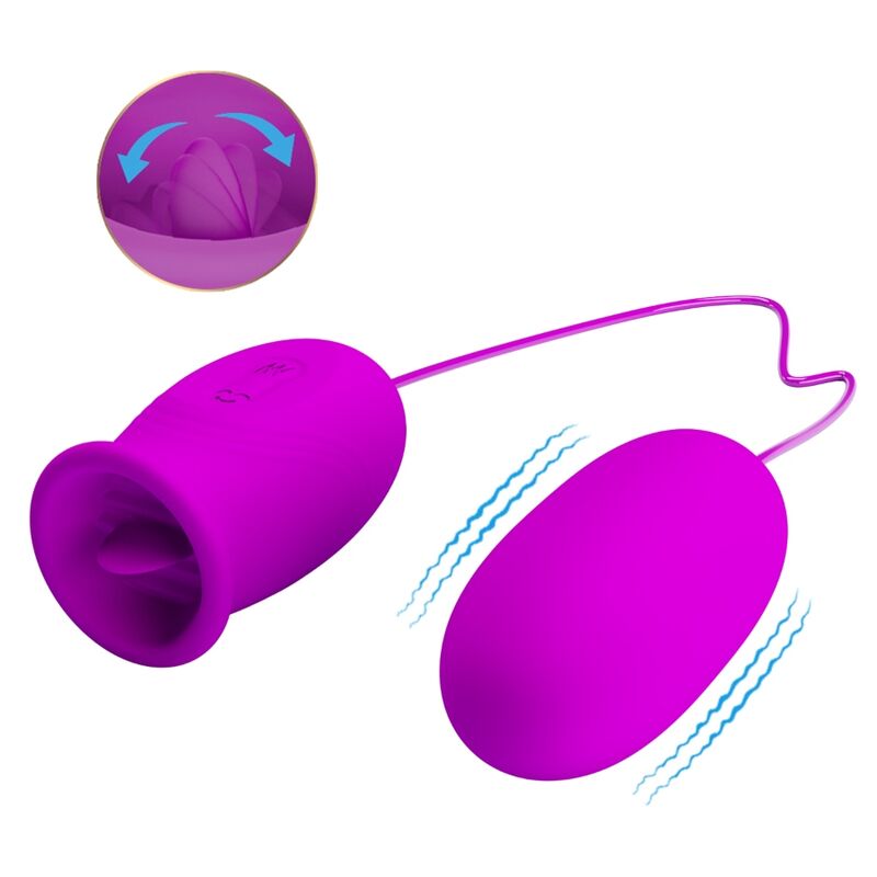PRETTY LOVE - DAISY DUAL EGG OPLAADBARE VIBRATOR PAARS