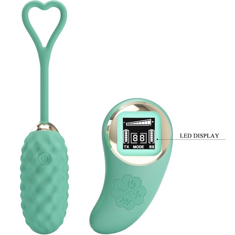 PRETTY LOVE - VIVIAN AFSTANDSBEDIENING VIBREREND EI GROEN