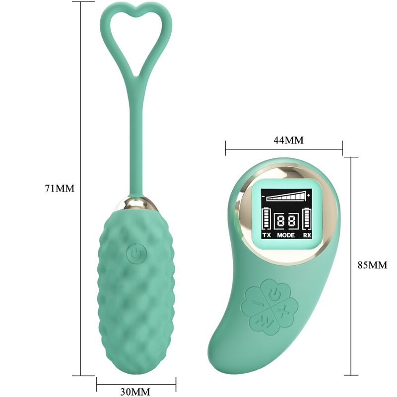 PRETTY LOVE - VIVIAN AFSTANDSBEDIENING VIBREREND EI GROEN