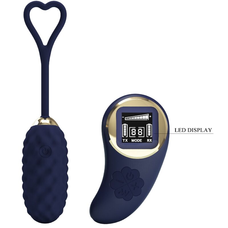 PRETTY LOVE - VIVIAN AFSTANDSBEDIENING VIBREREND EI BLAUW