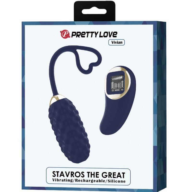 PRETTY LOVE - VIVIAN AFSTANDSBEDIENING VIBREREND EI BLAUW