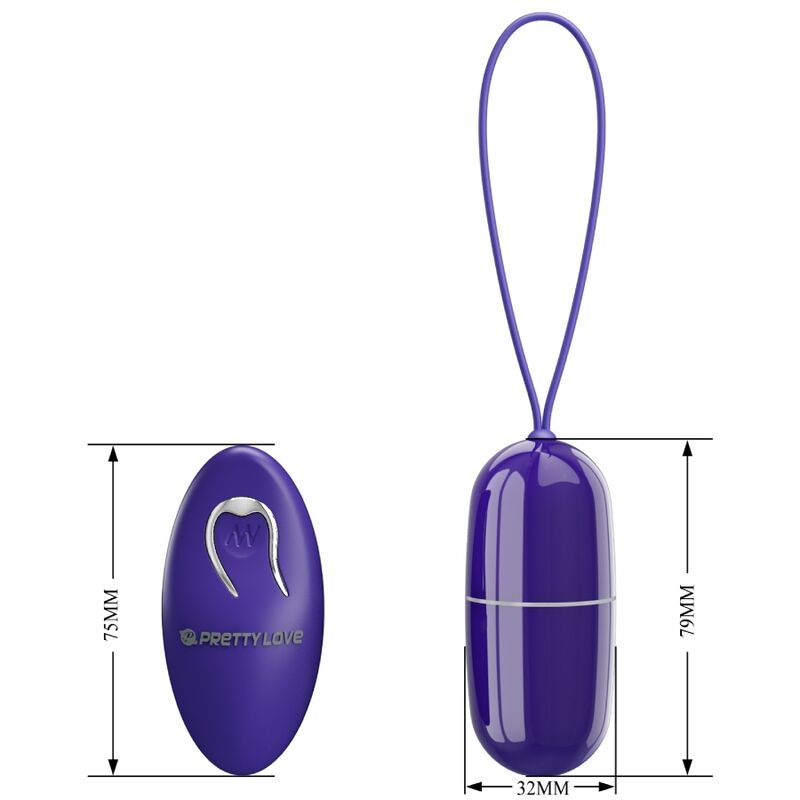 PRETTY LOVE - ARVIN YOUTH AFSTANDSBEDIENING VIBREREND EI VIOLET