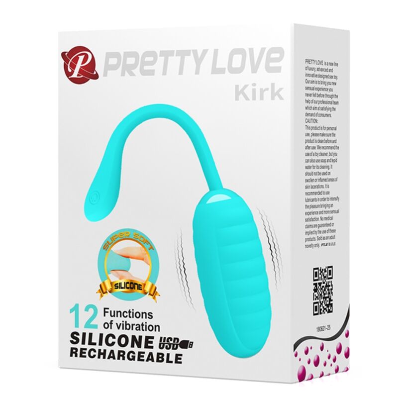 PRETTY LOVE - KIRK OPLAADBAAR VIBREREND EI LICHTGROEN
