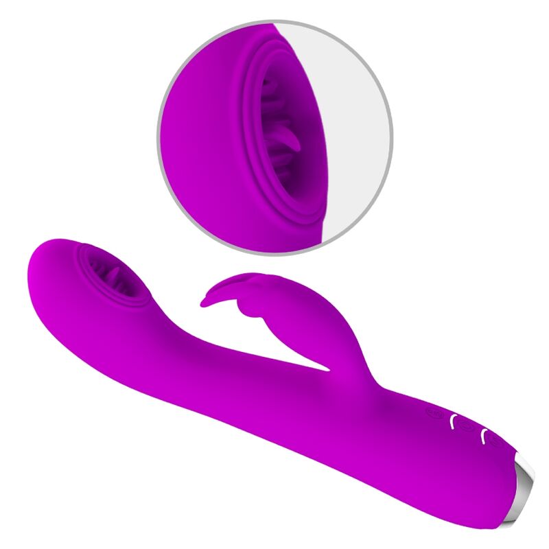 PRETTY LOVE - RACHEL OPLAADBARE VIBRATOR MET STIMULERENDE GOLVEN PAARS