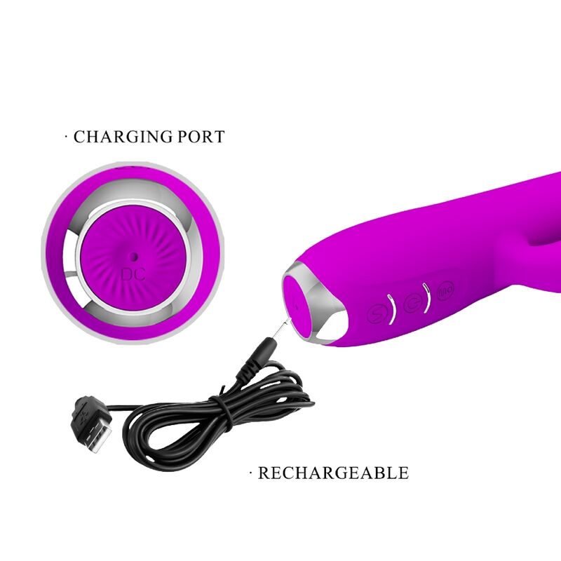 PRETTY LOVE - REGINA OPLAADBARE STIMULERENDE GOLFVIBRATOR - PAARS