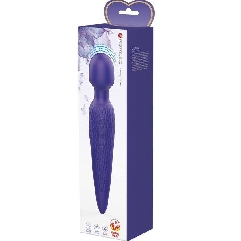 PRETTY LOVE - ANTONY YOUTH VIBRATOR WAND MET VIOLET HITTE-EFFECT