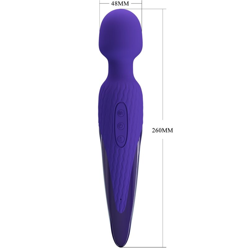 PRETTY LOVE - ANTONY YOUTH VIBRATOR WAND MET VIOLET HITTE-EFFECT