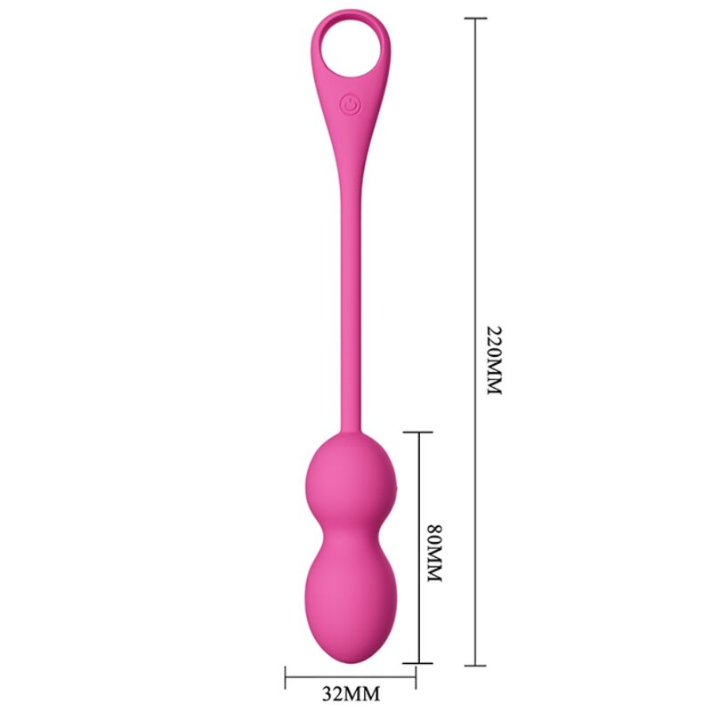 PRETTY LOVE - ELVIRA OPLAADBARE ROZE VIBRERENDE BALLEN