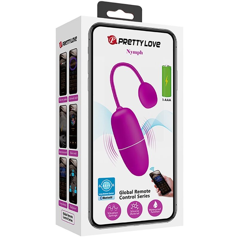 PRETTY LOVE - NIMF APP-GECONTROLEERD VIBREREND EI PAARS