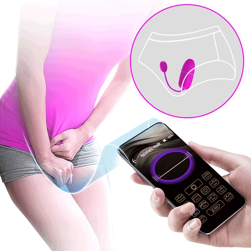 PRETTY LOVE - NIMF APP-GECONTROLEERD VIBREREND EI PAARS