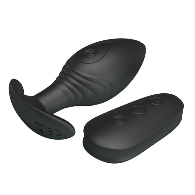 PRETTY LOVE - REGINA PLUG OPLAADBARE ANALE VIBRATOR ZWART