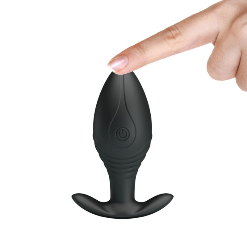 PRETTY LOVE - REGINA PLUG OPLAADBARE ANALE VIBRATOR ZWART