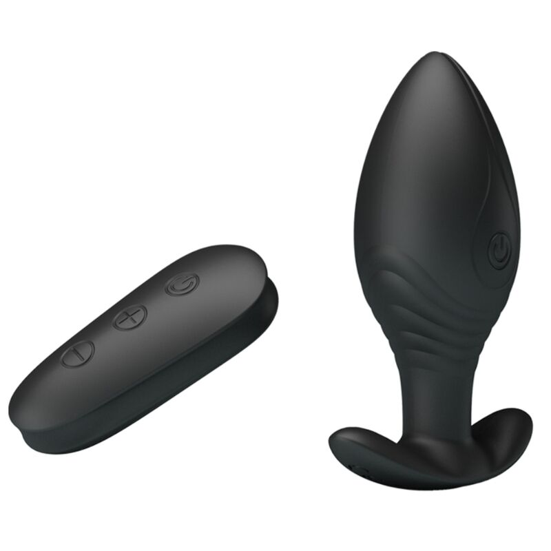 PRETTY LOVE - REGINA PLUG OPLAADBARE ANALE VIBRATOR ZWART