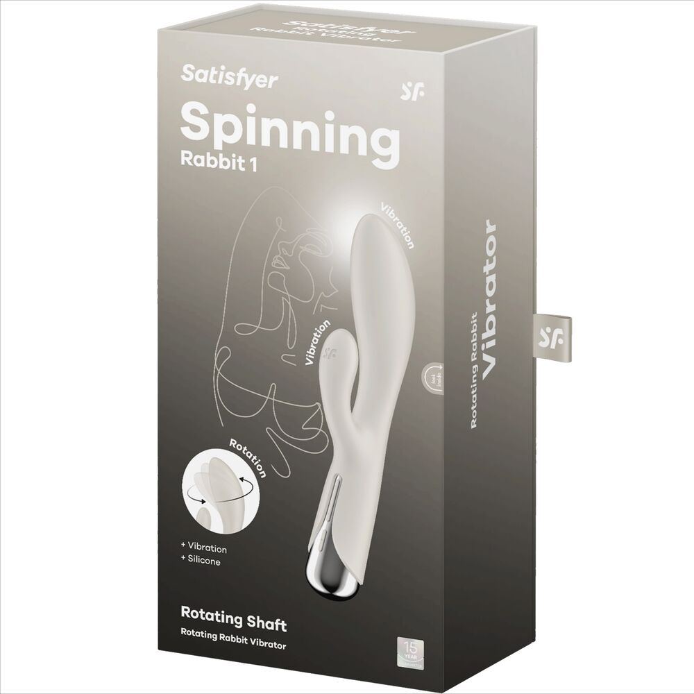 SATISFYER - SPINNING RABBIT 1 CLITORALE EN G-SPOT STIMULATIE