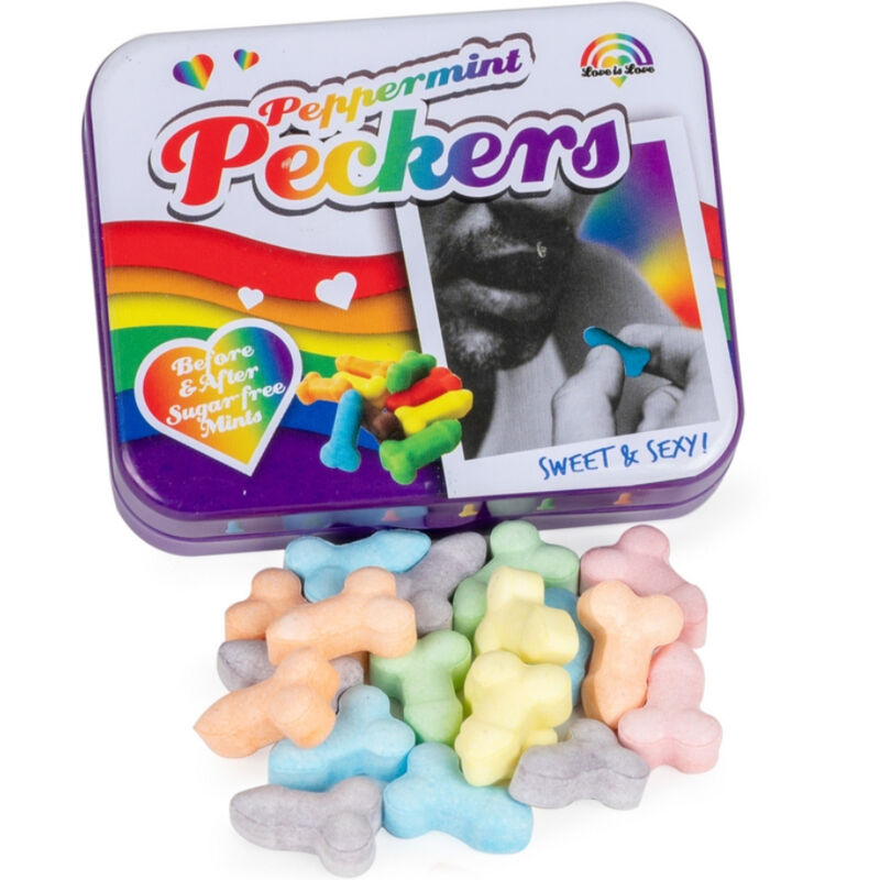SPENCER &amp; FLEETWOOD - PECKERS RAINBOW MINT SNOEPJES