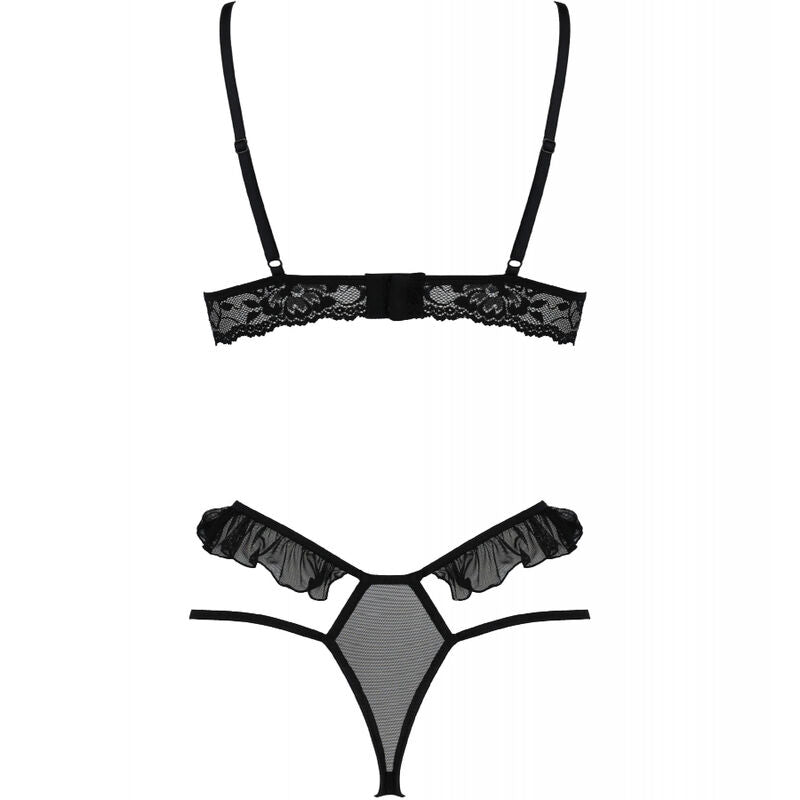 PASSIE - DOLLY TWEEDELIGE SET ZWART S/M