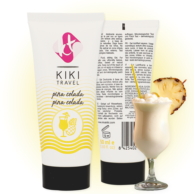 KIKÍ TRAVEL - PINA COLADA SMAVOR GLIJMIDDEL 50 ML