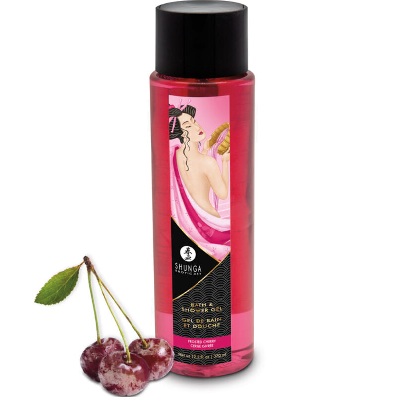 SHUNGA - KERSEN BAD- &amp; DOUCHEGEL 370 ML