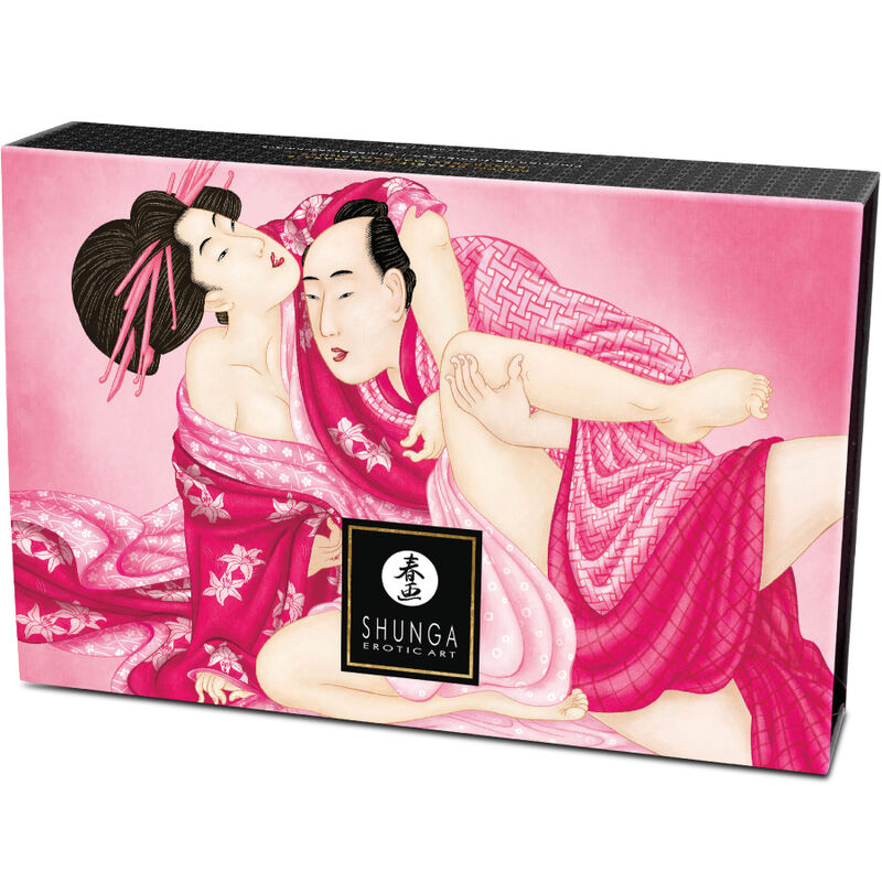 SHUNGA - FRAMBOZEN EETBARE MASSAGEPOEDER KIT