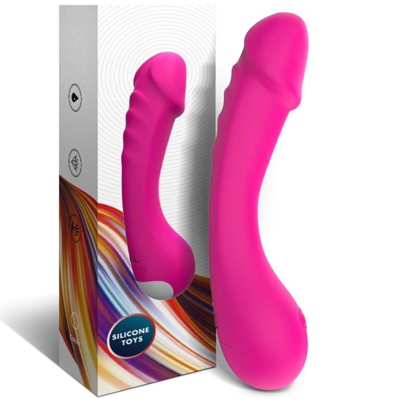 ARMONY - FUCHSIA SILICONE G-SPOT VIBRERENDE DILDO