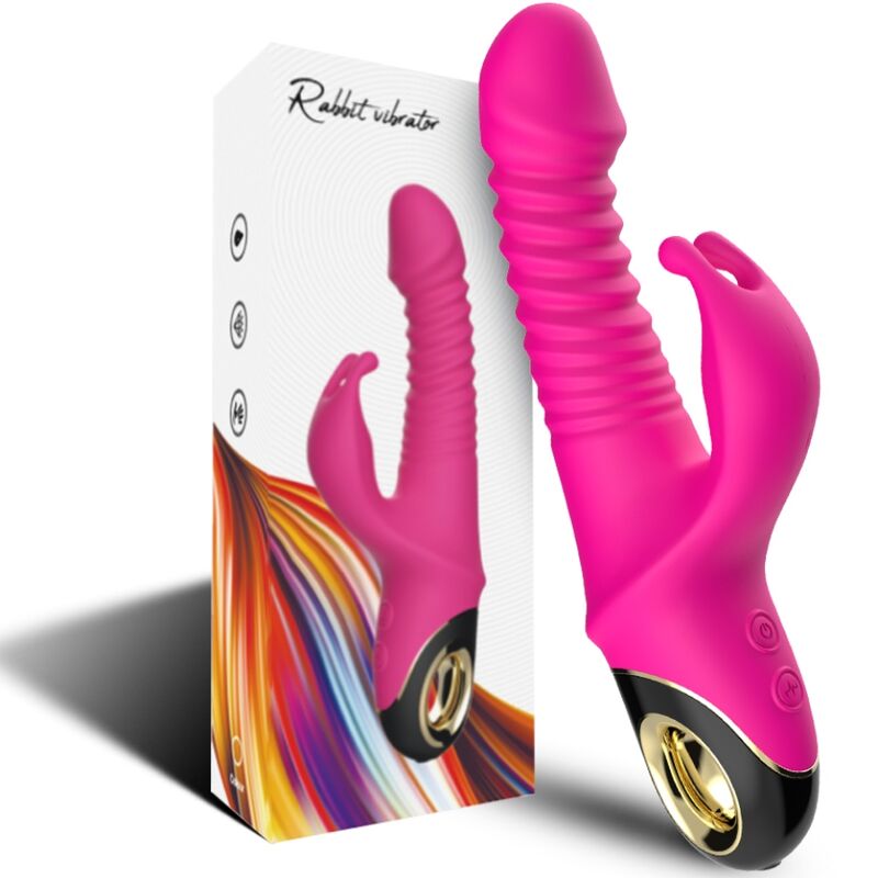 ARMONY - ZING VIBRERENDE DILDO KONIJN FUCHSIA