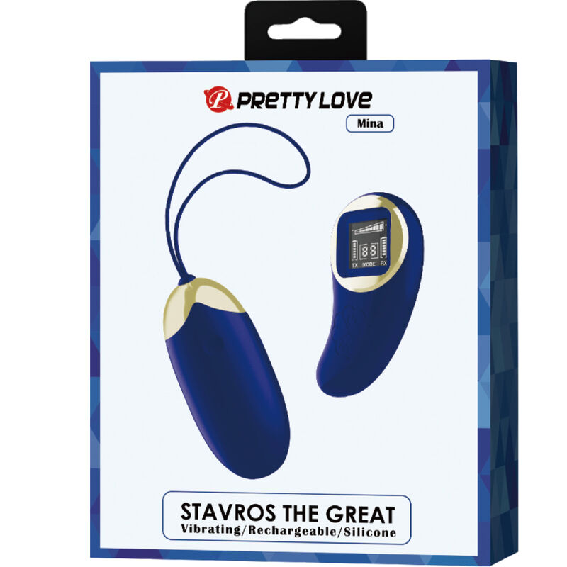 PRETTY LOVE - MINA EI VIBRATOR AFSTANDSBEDIENING BLAUW