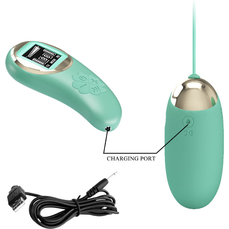PRETTY LOVE - MINA EI VIBRATOR AFSTANDSBEDIENING GROEN