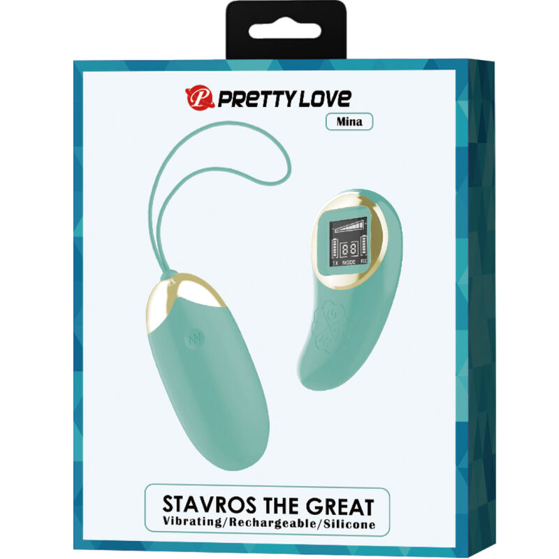 PRETTY LOVE - MINA EI VIBRATOR AFSTANDSBEDIENING GROEN