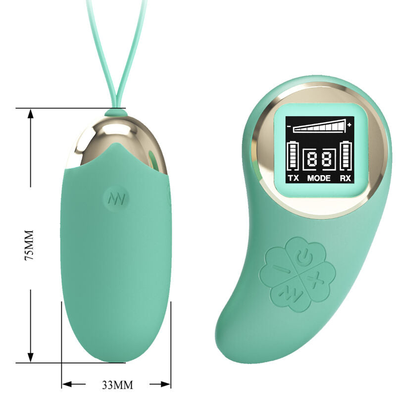 PRETTY LOVE - MINA EI VIBRATOR AFSTANDSBEDIENING GROEN