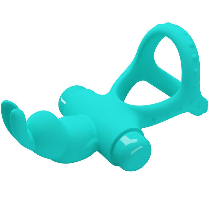 PRETTY LOVE - FIGGY GREEN RABBIT VIBRERENDE RING