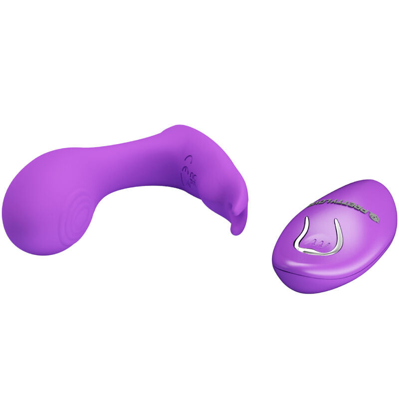 PRETTY LOVE - IDABELLE VIBRATIE &amp; PULSATIE AFSTANDSBEDIENING VIOLET