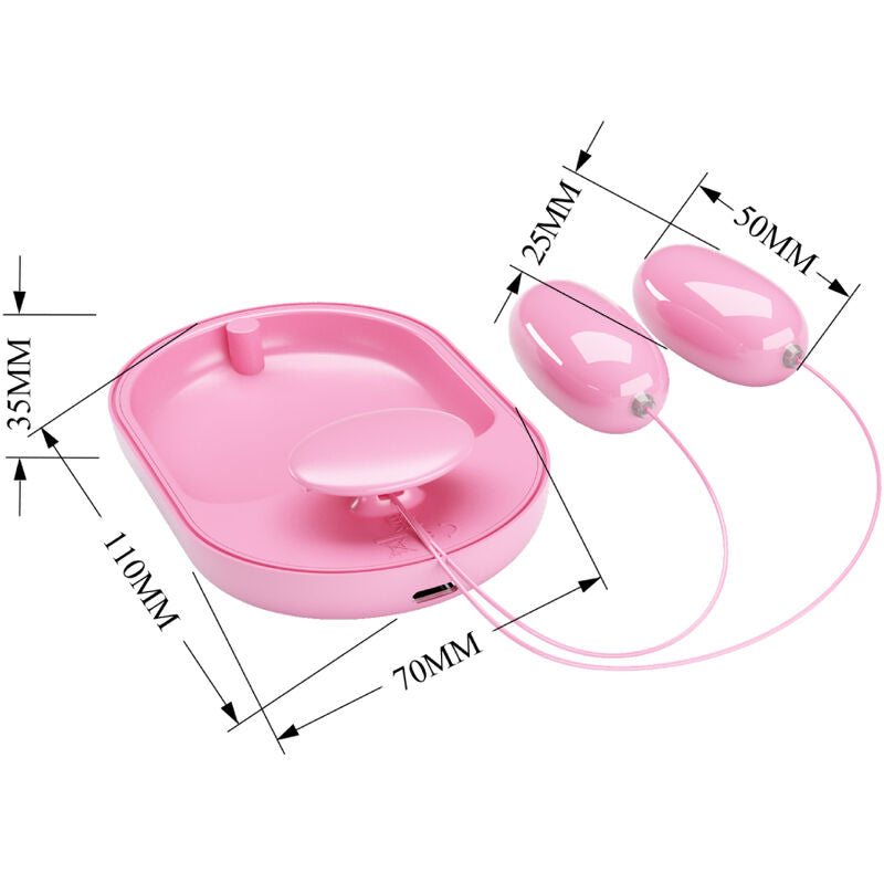 PRETTY LOVE - FUN BOX ROZE VIBRERENDE KOGEL