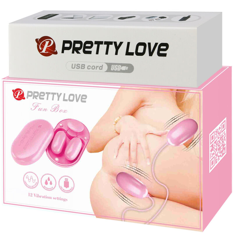 PRETTY LOVE - FUN BOX ROZE VIBRERENDE KOGEL