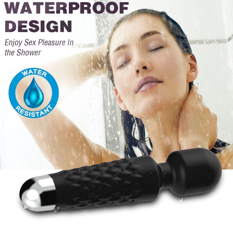 ARMONY - POSTBODE MASSAGER &amp; VIBRATOR FLEXIBELE KOP ZWART
