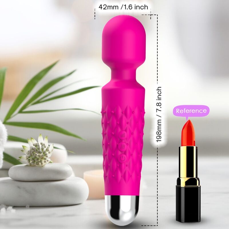 ARMONY - POSTBODE MASSAGER &amp; VIBRATOR FLEXIBELE KOP FUCHSIA