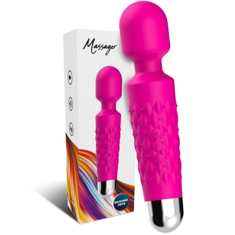ARMONY - POSTBODE MASSAGER &amp; VIBRATOR FLEXIBELE KOP FUCHSIA