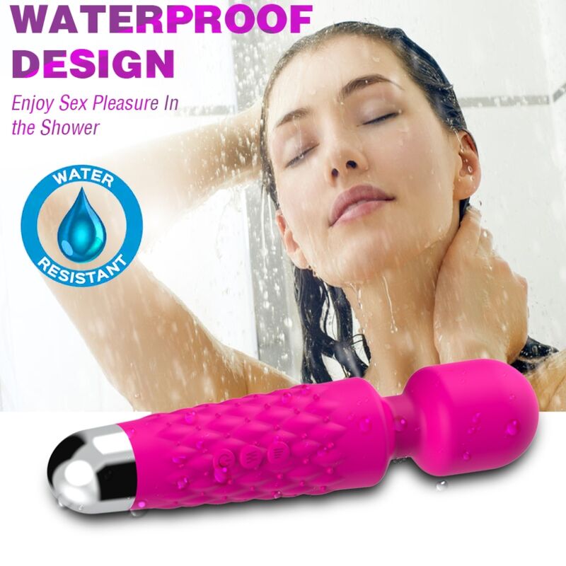 ARMONY - POSTBODE MASSAGER &amp; VIBRATOR FLEXIBELE KOP FUCHSIA