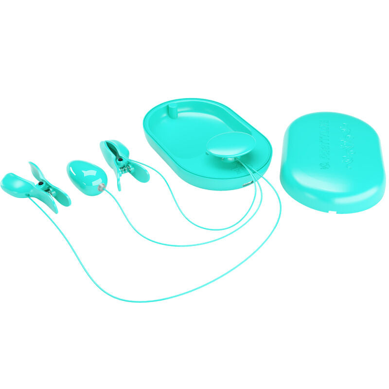 PRETTY LOVE - SURPRISE BOX BLAUWE ELEKTRO STIMULATIECLIPS