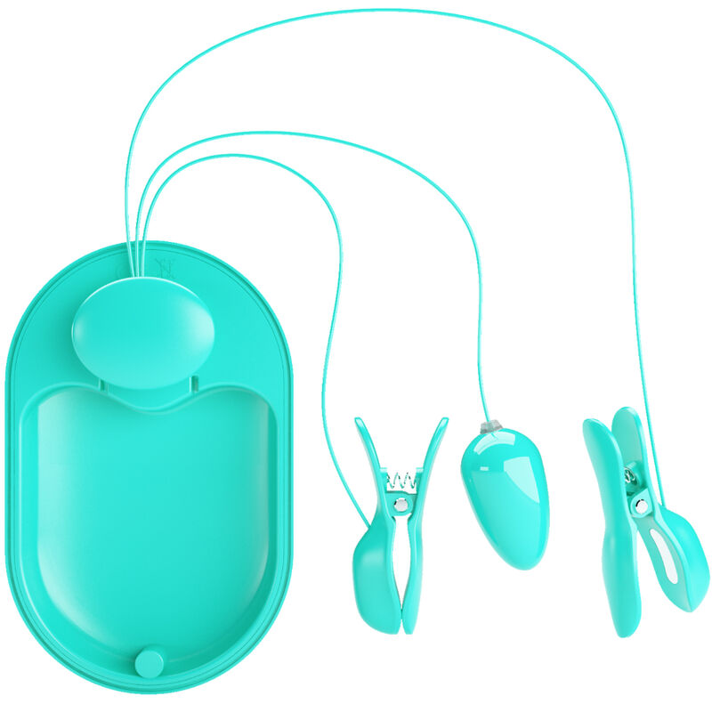PRETTY LOVE - SURPRISE BOX BLAUWE ELEKTRO STIMULATIECLIPS