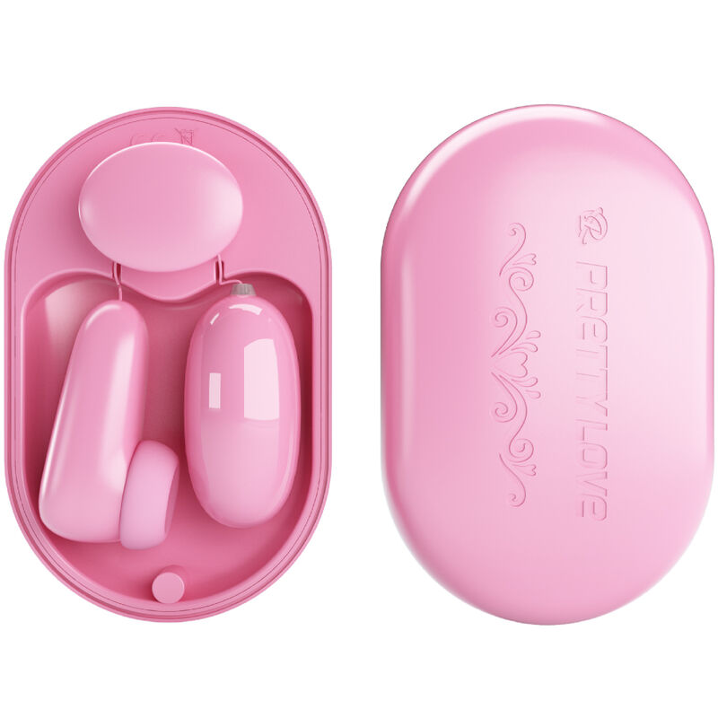 PRETTY LOVE - MAGIC BOX VIBRERENDE KOGEL &amp; ROZE STIMULATOR