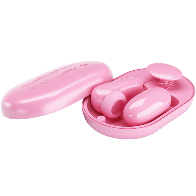 PRETTY LOVE - MAGIC BOX VIBRERENDE KOGEL &amp; ROZE STIMULATOR